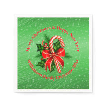 Añadir nombre cambiar texto Navidades verdes rojos