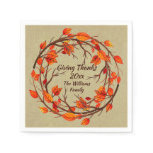 Añadir nombre coincidente Acción de Gracias Día de