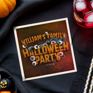 Servilleta De Papel Añadir sus propias palabras Personalizado Hallowee