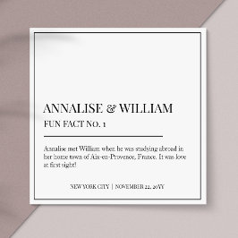 Servilleta De Papel Analizar simple negro blanco divertido hecho 1 Bod