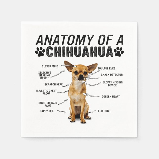 Servilleta De Papel anatomía de un hombre amante de los animales de pe (Anverso)