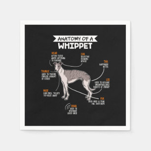 Servilleta De Papel Anatomía De Un Perro De Azote