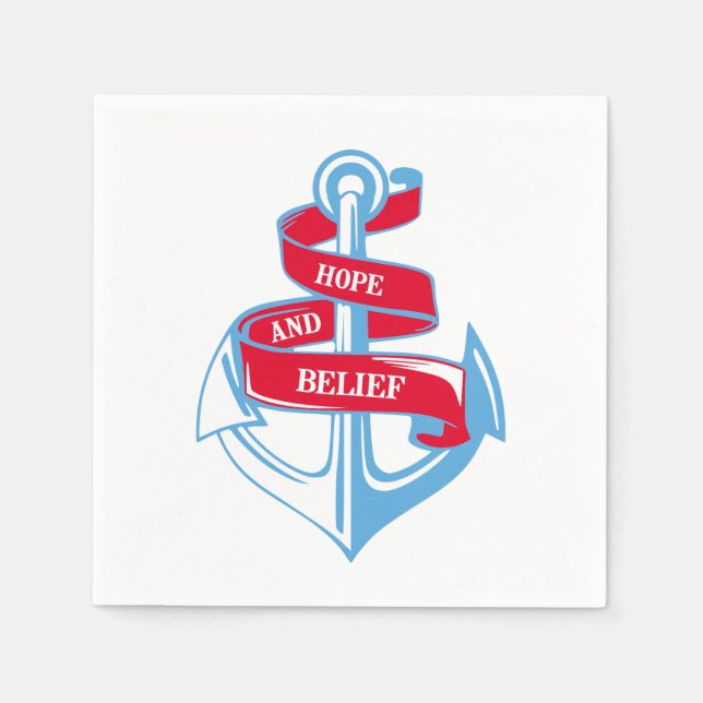 Servilleta De Papel Ancla (Anverso)