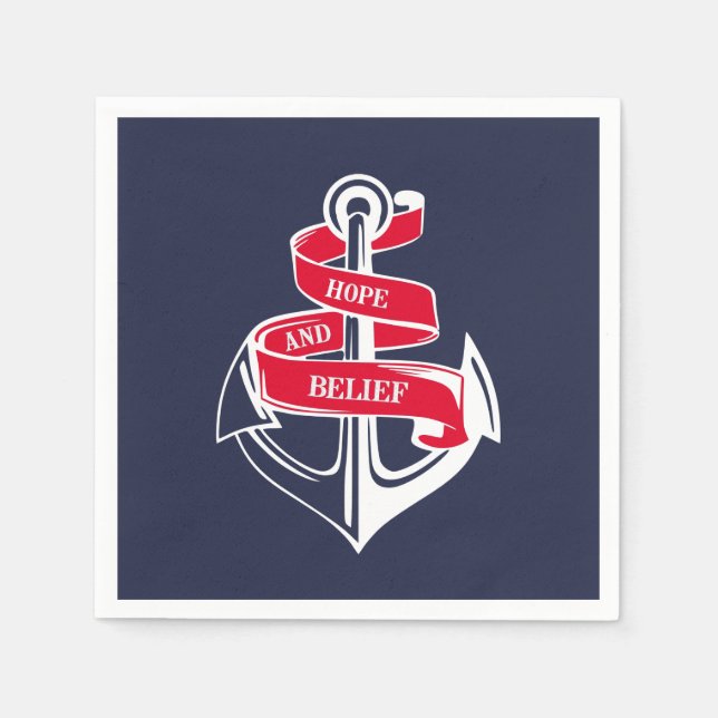 Servilleta De Papel Ancla (Anverso)