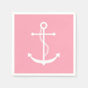 Servilleta De Papel Anclaje rosa