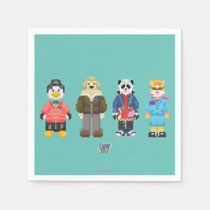 Servilleta De Papel Anfitriones del pixel de Webkinz