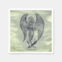 Ángel al estilo tatuaje