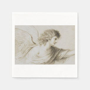 Servilleta De Papel ángel cristiano por Francesco Bartolozzi