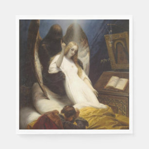 Servilleta De Papel Ángel de la muerte (yendo al cielo) (Horace Vernet