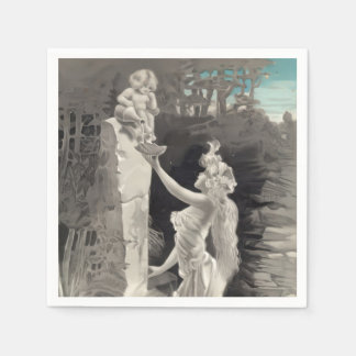 Servilleta De Papel Ángel y Diosa Valentine
