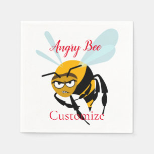 Servilleta De Papel Angry Bee Thunder_Cove
