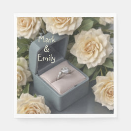 Servilleta De Papel Anillo de compromiso