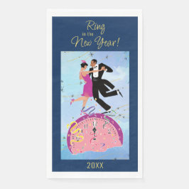 Servilleta De Papel Anillo en Año Nuevo