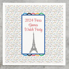 Servilleta De Papel Anillos Fiestas de Summer Watch de los Juegos de P