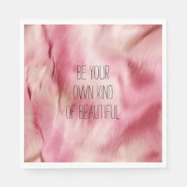 Servilleta De Papel Animal blanco de oro rosado