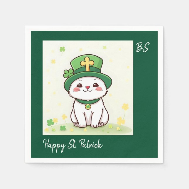 Servilleta De Papel Animales afortunados disfrazados - Diversión en Sa (Anverso)