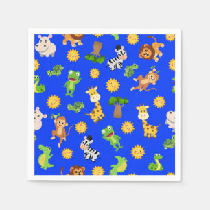 Servilleta De Papel Animales africanos