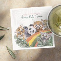 Animales Bebés de la Jungla Tropical | Shower de B