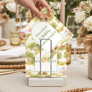 Servilleta De Papel Animales de Granja de Pastel Cumpleaños Granjita 1