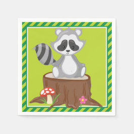 Servilleta De Papel Animales de Woodland | Raccoon