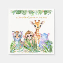 Animales del bebé de la selva tropical