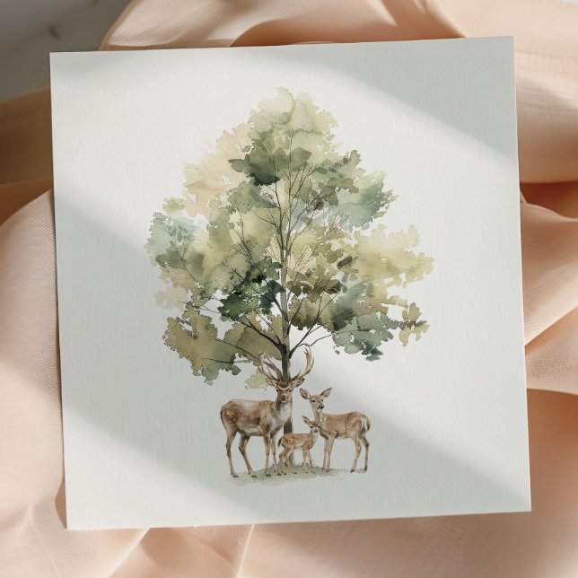Servilleta De Papel Animales forestales de Woodland | Baby Shower de l (Subido por el creador)