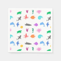 Animales marinos con estampado