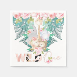 Servilleta De Papel Animales salvajes de una jungla