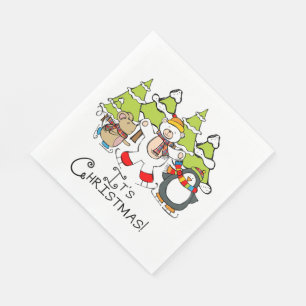 Servilleta De Papel Animales son Navidades