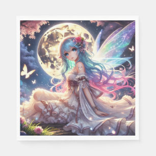 Servilleta De Papel Anime Chica Moon Fairy Princess in Garden