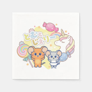 Servilleta De Papel Anime Magical Candyland con Jerry y Tuffy
