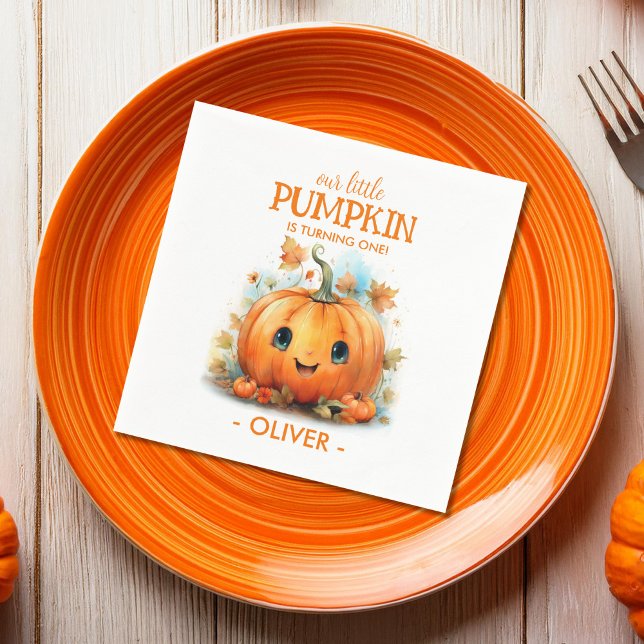 Servilleta De Papel Aniversario de la Calabaza (Subido por el creador)