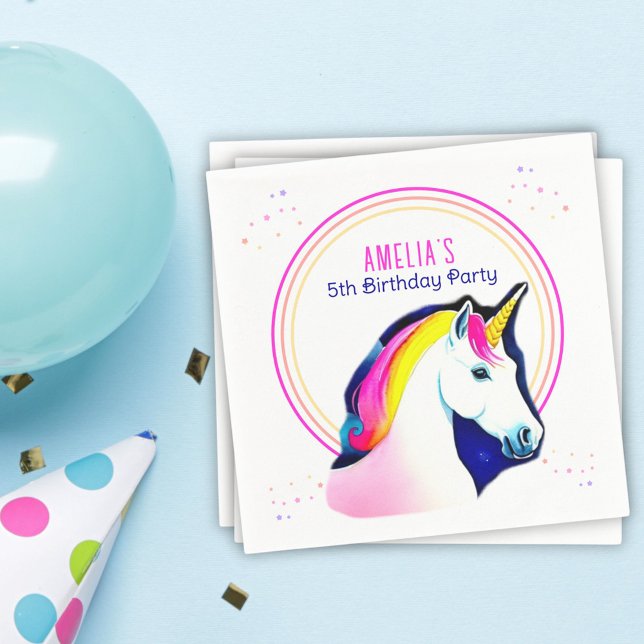 Servilleta De Papel Aniversario de la Chica de las Estrellas Mágicas d (Subido por el creador)