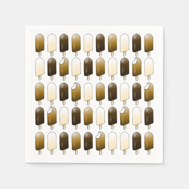 Servilleta De Papel Aniversario de la diversión de verano (Anverso)