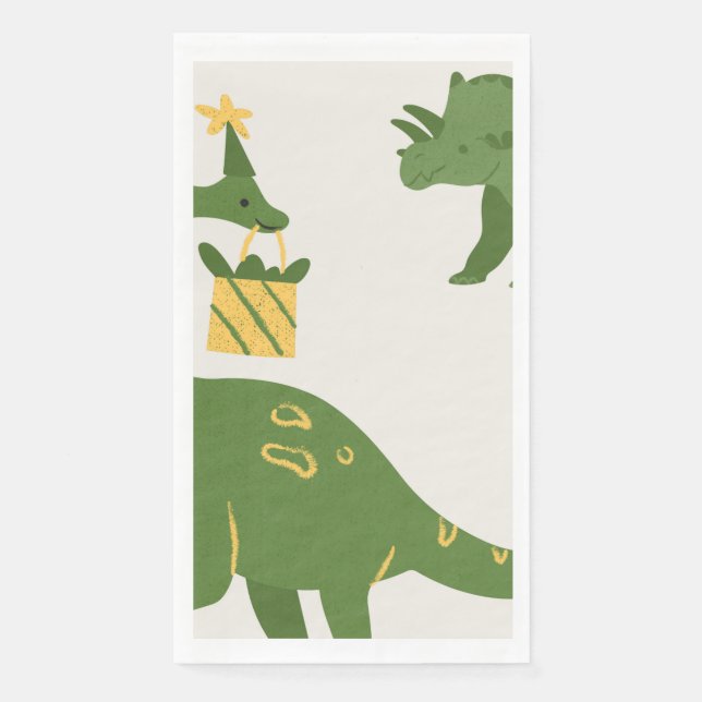 Servilleta De Papel Aniversario de la muerte de los animales del Fiest (Anverso)