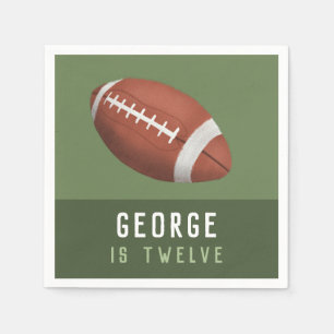 Servilleta De Papel Aniversario de los niños estadounidenses de fútbol