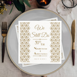 Servilleta De Papel Aniversario de Oro 50