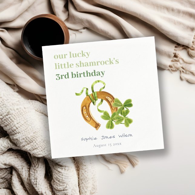 Servilleta De Papel Aniversario del Día de los Niños de Santa Patricia (Subido por el creador)