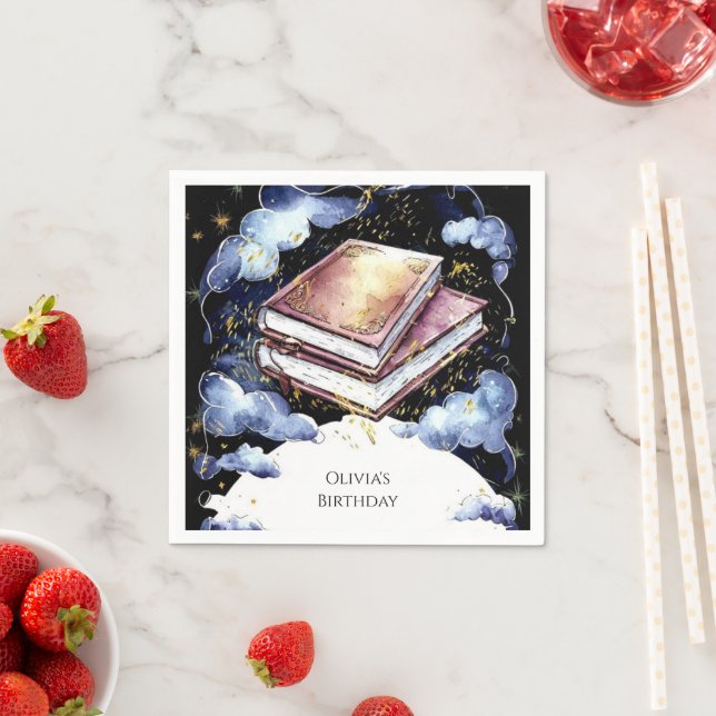 Servilleta De Papel Aniversario del libro de historias mágicas de la P (In situ)