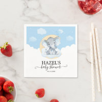 Aniversario del nacimiento del elefante azul lindo