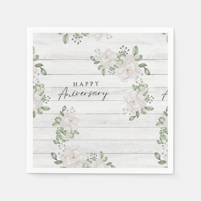 SERVILLETA DE PAPEL ANIVERSARIO FELIZ (Anverso)