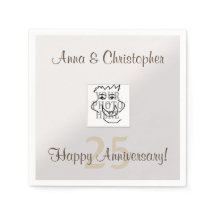 Aniversario Foto personal y plata de texto