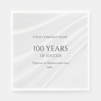 Servilleta De Papel Aniversario personalizado de la empresa