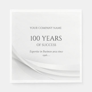 Servilleta De Papel Aniversario personalizado de la empresa