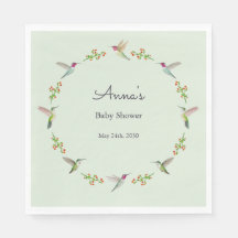 Anna's Hummingbirds baby Shower