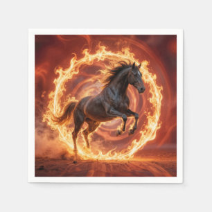 Servilleta De Papel Año Chino del Caballo de Fuego