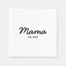Año de establecimiento de Mama | Fecha personaliza
