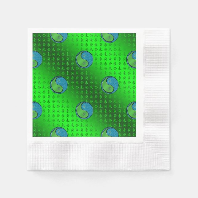 Servilleta De Papel Año de la cabra de agua (Anverso)