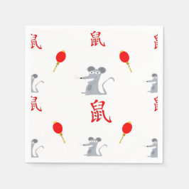 Servilleta De Papel Año de la Rata 2020