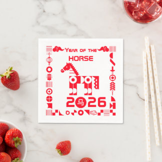 Servilleta De Papel Año del caballo 2026
